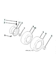 Husqvarna Yth23V48 - Wheels & Tyres