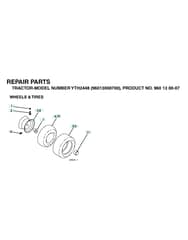 Husqvarna Yth2448 - Wheels & Tyres