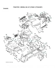 Husqvarna Yth2448 T - Chassis & Enclosures