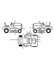 Husqvarna Yth2546 Td - Decals