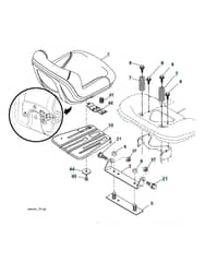 Husqvarna Yth2546 Td - Seat