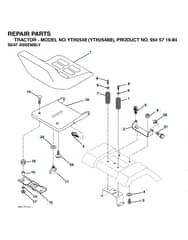 Husqvarna Yth2548B - Seat