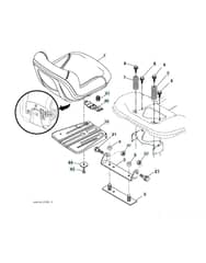 Husqvarna Yth2648Tdrf - Seat