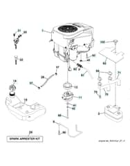 Husqvarna Yth26K54 - Engine