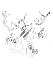 Husqvarna Yth26K54 - Mower Lift Lever