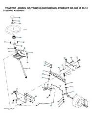 Husqvarna Yth2748 - Steering