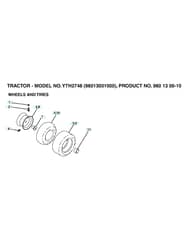 Husqvarna Yth2748 - Wheels & Tyres