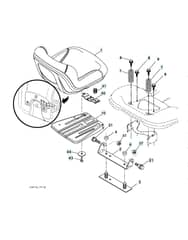 Husqvarna Yth 184T - Seat