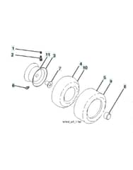Husqvarna Yth 223T - Wheels & Tyres