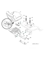 Husqvarna Yth 224T - Seat