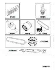 Husqvarna Yth 224Tfi - Accessories