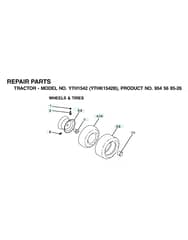 Husqvarna Ythk1542B - Wheels & Tyres