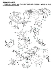Husqvarna Ythk1746B - Chassis & Enclosures