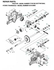 Husqvarna Ythk180 - Transmission