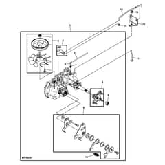 John Deere Z225 - PC9593 - Transaxle Housing (040001 - 060000) - ST518361