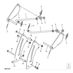 John Deere Z225 - PC9593 - Brakes (040001 - 060000) - ST518376