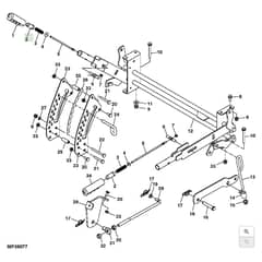 John Deere Z225 - PC9593 - Lift Arm ( - 040000) - ST518397