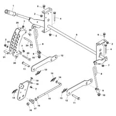 John Deere Z225 - PC9593 - Lift Arm (060001 - 080000) - ST518399