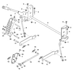John Deere Z225 - PC9593 - Lift Arm (080001 - 100000) - ST518400