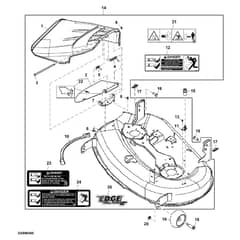 John Deere Z225 - PC9593 - Mower Deck (040001 - ) - ST518403