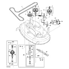 John Deere Z225 - PC9593 - Mower Drive ( - 080000) - ST518404