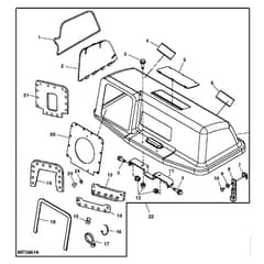 John Deere Z225 - PC9593 - Hopper Top - ST518415