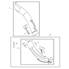 John Deere Z225 - PC9593 - Chute - ST518417