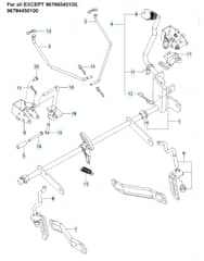 Husqvarna Z246 - Mower Lift & Deck Lift