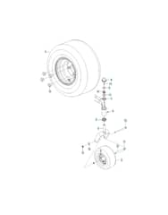 Husqvarna Z246 - Wheels & Tyres