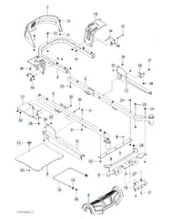 Husqvarna Z254 - Frame