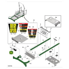 John Deere Z315E - PC16401 - Frame - ST1064228
