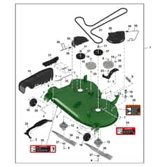 John Deere Z315E - PC16401 - Mower Deck - ST1065075