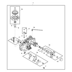 John Deere Z315E - PC16401 - Hydrostatic Transmission - ST1065204