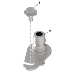 John Deere Z315E - PC16401 - Hose Fitting - ST1065210