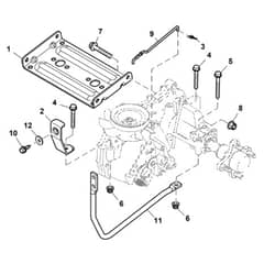 John Deere Z320R - PC16403 - Transmission Mounting - ST1064470