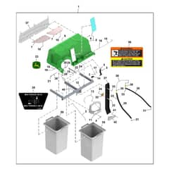 John Deere Z320R - PC16403 - Material Collection - ST1064984