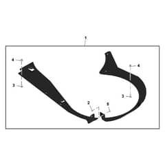 John Deere Z320R - PC16403 - Deflector Kit - ST1078326
