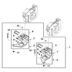 John Deere Z345M - PC13090 - Ballast Weight - ST838894