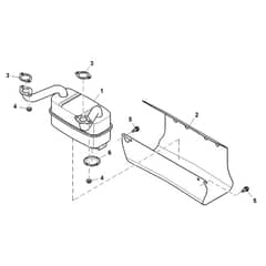 John Deere Z345R - PC13091 - Muffler - ST836464