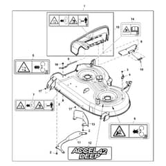John Deere Z345R - PC13091 - Mower Deck (080001 - ) - ST977602