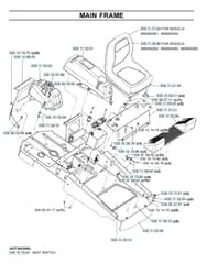Husqvarna Z4217 Bia - Frame