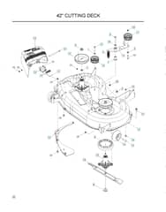 Husqvarna Z4220 - Mower Deck & Cutting Deck