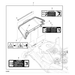 John Deere Z425 - PC9594 - Discharge Chute - ST1011256