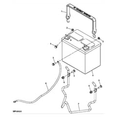 John Deere Z425 - PC9594 - Battery - ST516486