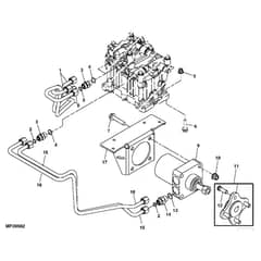 John Deere Z425 - PC9594 - Hydrostatic Pump (040001 - 100000) - ST516504
