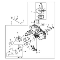 John Deere Z425 - PC9594 - Hydrostatic Transmission (100001 - 120000) - ST516505