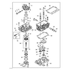 John Deere Z425 - PC9594 - Hydraulic Pump ( - 100000) - ST516509
