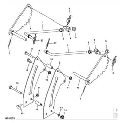 John Deere Z425 - PC9594 - Brakes (040001 - 100000) - ST516517