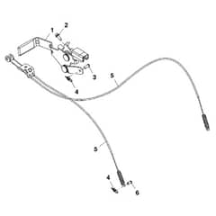 John Deere Z425 - PC9594 - Brakes (100001 - ) - ST516518