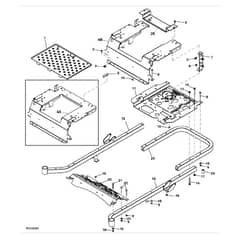 John Deere Z425 - PC9594 - Frame (060001 - 100000) - ST516524